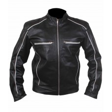 Mens White Piping Jacket